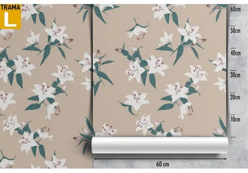 Vintage nature white flowers wallpaper. 2