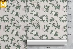 Vintage Nature Flowers Wallpaper