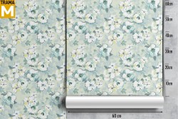 Vintage Nature Flowers Wallpaper