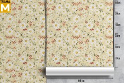 Carta da Parati Fiori Natura Vintage