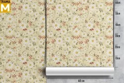 Vintage Nature Flowers Wallpaper