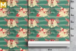 Carta da Parati Fiori Moderna Natura