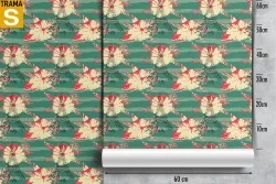 Carta da Parati Design e Stili Flora e Fauna Fiori Moderna Natura