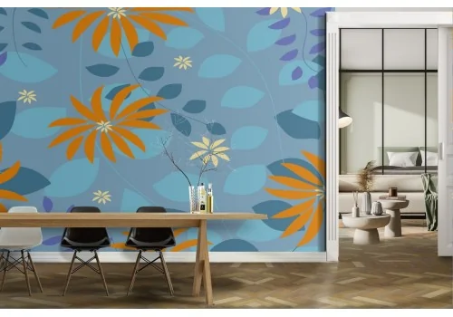 Wallpaper flowers nature vintage pattern.241