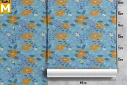 Carta da Parati Fiori Natura Vintage