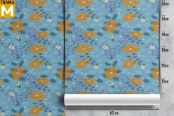 Vintage Nature Flowers Wallpaper