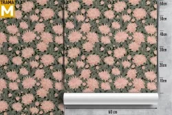 Vintage Nature Flowers Wallpaper