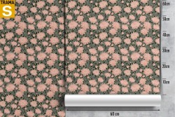 Carta da Parati Design e Stili Flora e Fauna Fiori Natura Vintage