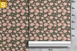 Carta da Parati Design e Stili Flora e Fauna Fiori Natura Vintage