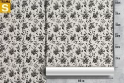 Carta da Parati Design e Stili Flora e Fauna Natura Fiori Vintage