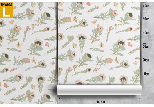 Pink flowers wallpaper nature decoration. 2