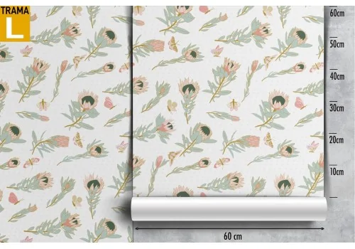 Pink flowers wallpaper nature decoration. 2