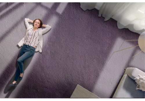 Carta da Parati superficie cemento viola 2