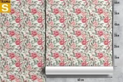 Carta da Parati Design e Stili Flora e Fauna Fiori Natura Vintage