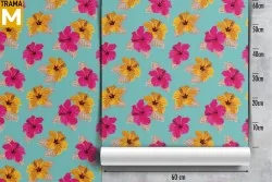 Modern Nature Flowers Wallpaper