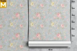 Modern Nature Flowers Wallpaper