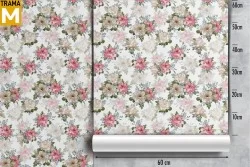 Vintage Nature Flowers Wallpaper