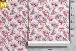 Modern Nature Flowers Wallpaper