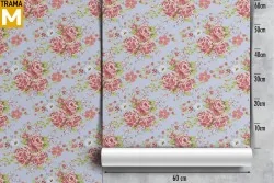 Modern Nature Flowers Wallpaper