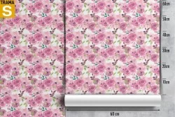 Carta da Parati Design e Stili Flora e Fauna Moderna Natura Fiori