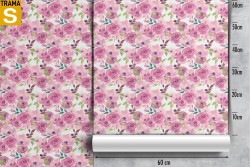Wallpaper Design and Styles Modern Flora and Fauna Nature Flowers