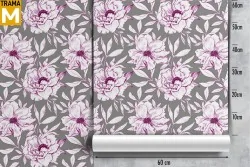 Modern Nature Flowers Wallpaper