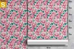 Carta da Parati Design e Stili Flora e Fauna Fiori Moderna Natura