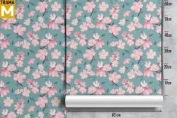 Modern Nature Flowers Wallpaper