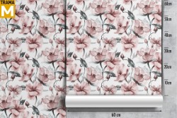 Modern Nature Flowers Wallpaper