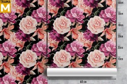 Modern Nature Flowers Wallpaper