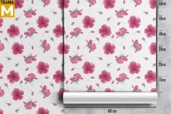 Modern Nature Flowers Wallpaper