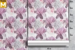 Carta da Parati Fiori Moderna Natura