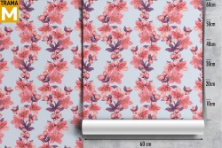 Modern Nature Flowers Wallpaper