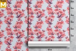 Modern Nature Flowers Wallpaper