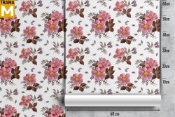 Vintage Nature Flowers Wallpaper