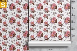 Wallpaper Design and Styles Flora and Fauna Flowers Nature Vintage
