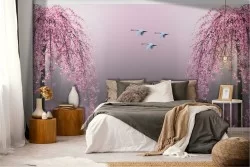 Oriental and Zen Wallpaper Rivers Waterfalls Lakes Flowers