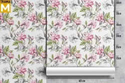 Vintage Nature Flowers Wallpaper