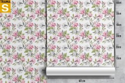 Carta da Parati Design e Stili Flora e Fauna Fiori Natura Vintage