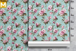 Vintage Nature Flowers Wallpaper