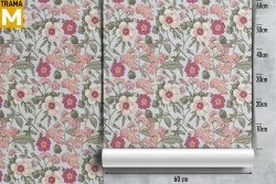 Carta da Parati Fiori Natura Vintage