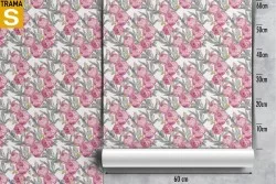 Carta da Parati Design e Stili Flora e Fauna Fiori Natura Vintage