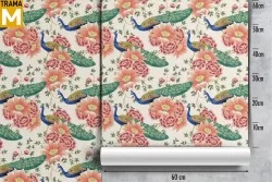 Carta da Parati Fiori Natura Vintage