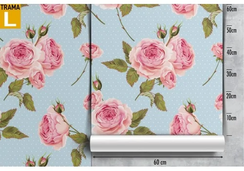 Vintage nature pink flowers wallpaper. 2