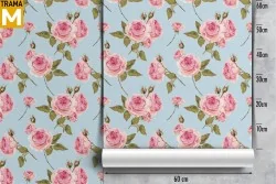 Vintage Nature Flowers Wallpaper