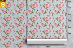 Carta da Parati Design e Stili Flora e Fauna Fiori Vintage Natura