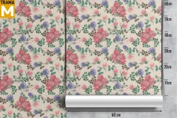 Carta da Parati Fiori Vintage Natura