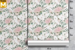 Carta da Parati Fiori Natura Vintage