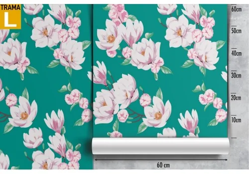 Vintage nature pink flowers wallpaper. 2