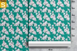 Carta da Parati Design e Stili Flora e Fauna Fiori Natura Vintage